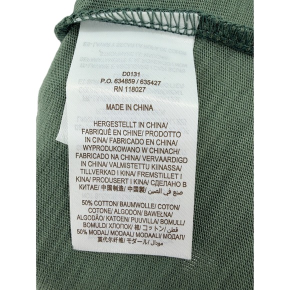 Boden Smocked Button Front Long Sleeve Cotton Blend Dress Green Dots 12R NWT - Picture 7 of 12